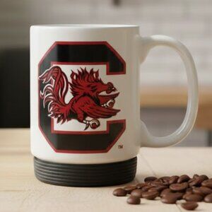South Carolina GAMECOCKS Coffee Cup Mug Big LOGO - Made in USA - Football Alumni